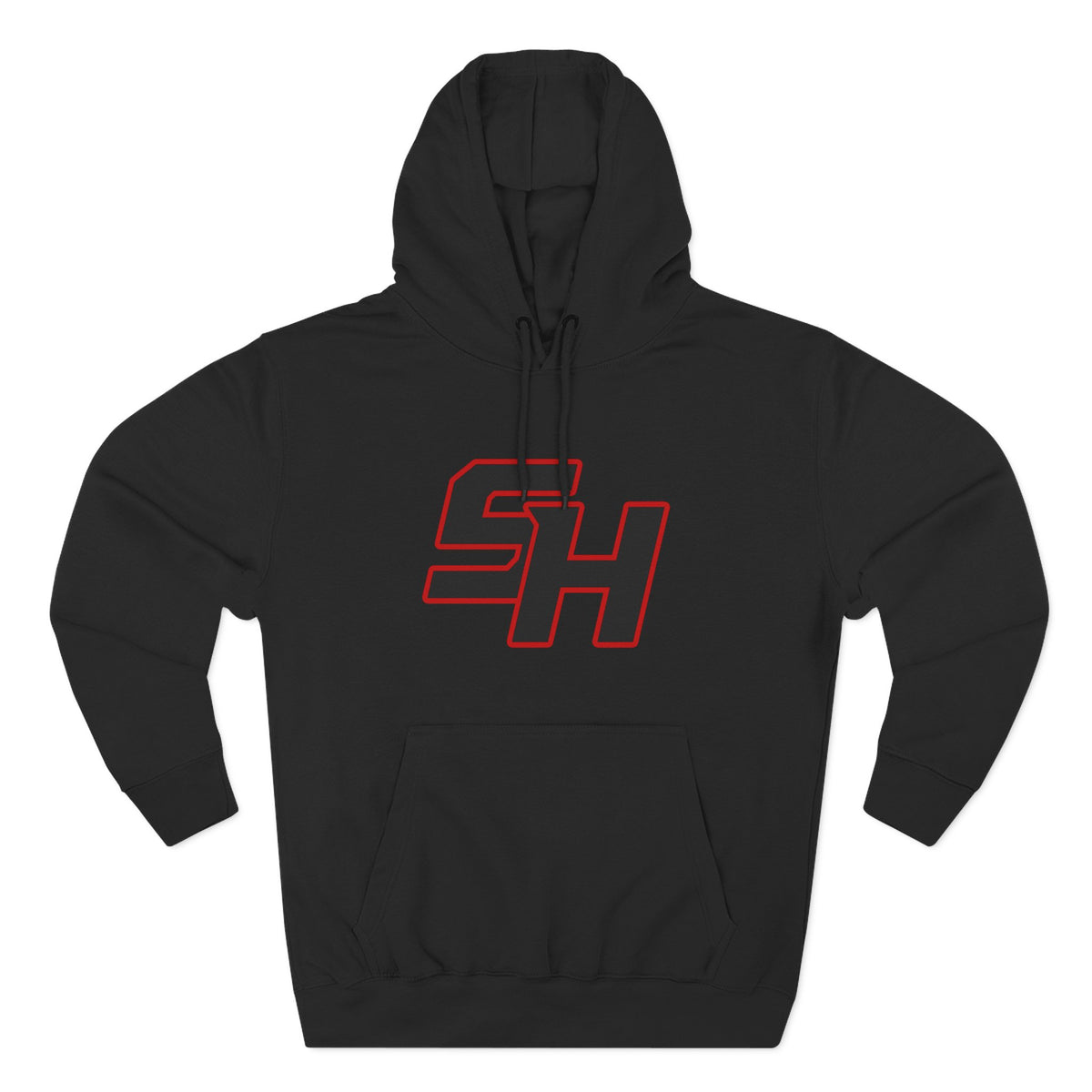 Stugis "SH" Monogram Logo Fleece Pullover Hoodie