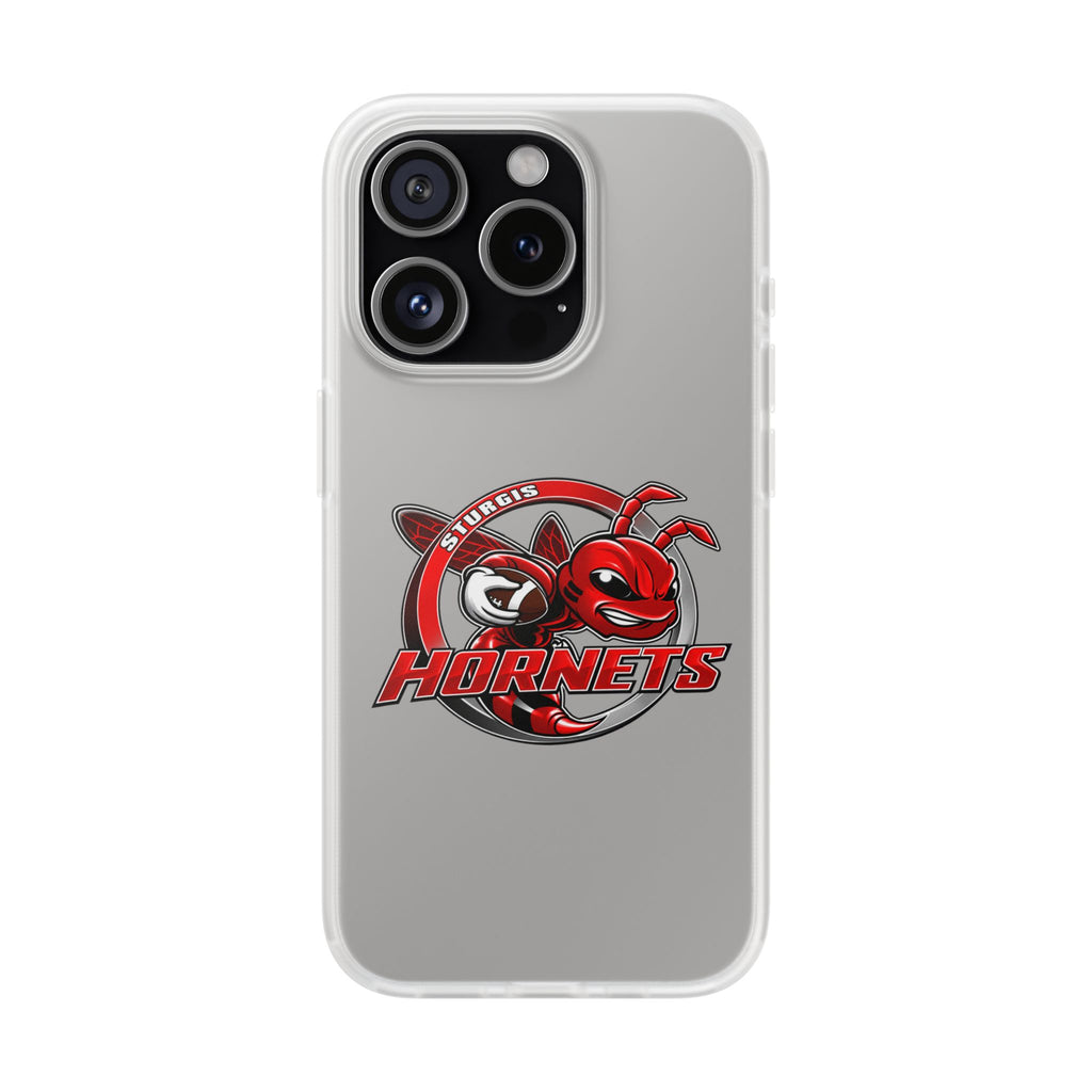 Sturgis Hornets Mascot Logo Clear Flexi Phone Case