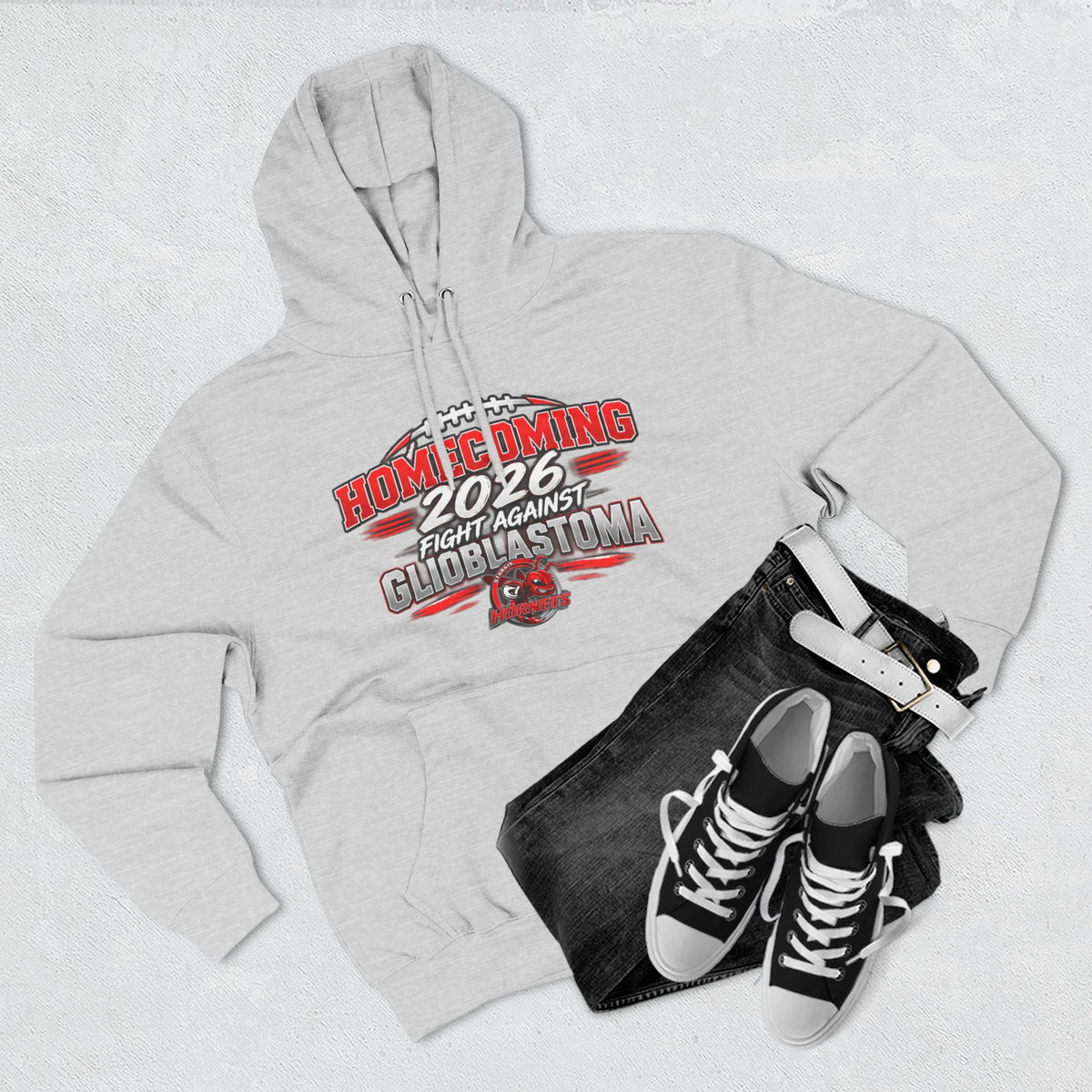 Sturgis Hornets Homecoming 2026 Fight Against Glioblastoma Fleec Pullover Hoodie
