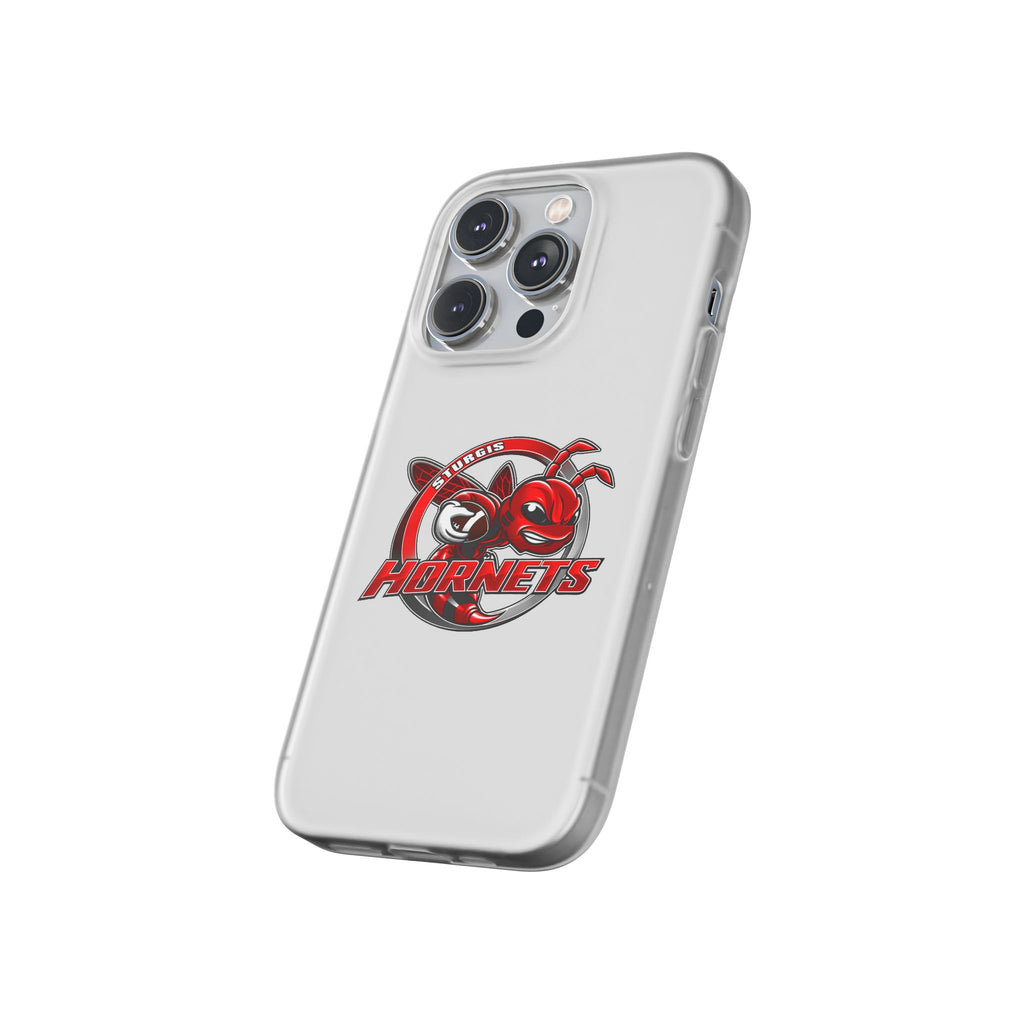 Sturgis Hornets Mascot Logo Clear Flexi Phone Case