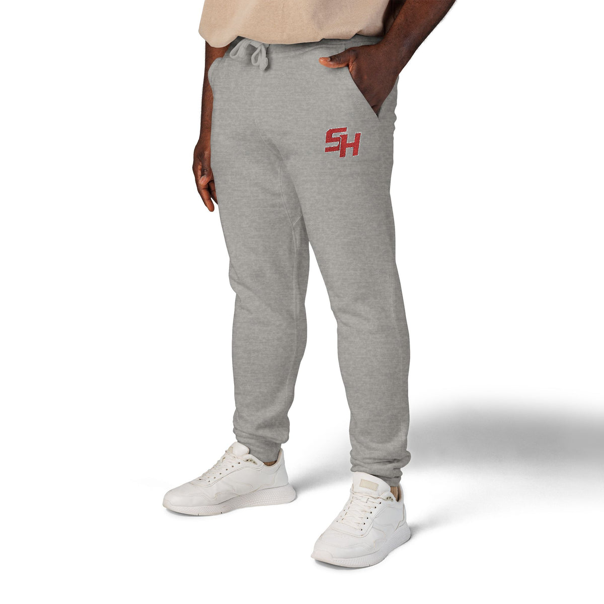 Sturgis Hornets Monogram Logo Embroidered Fleece Sweatpants