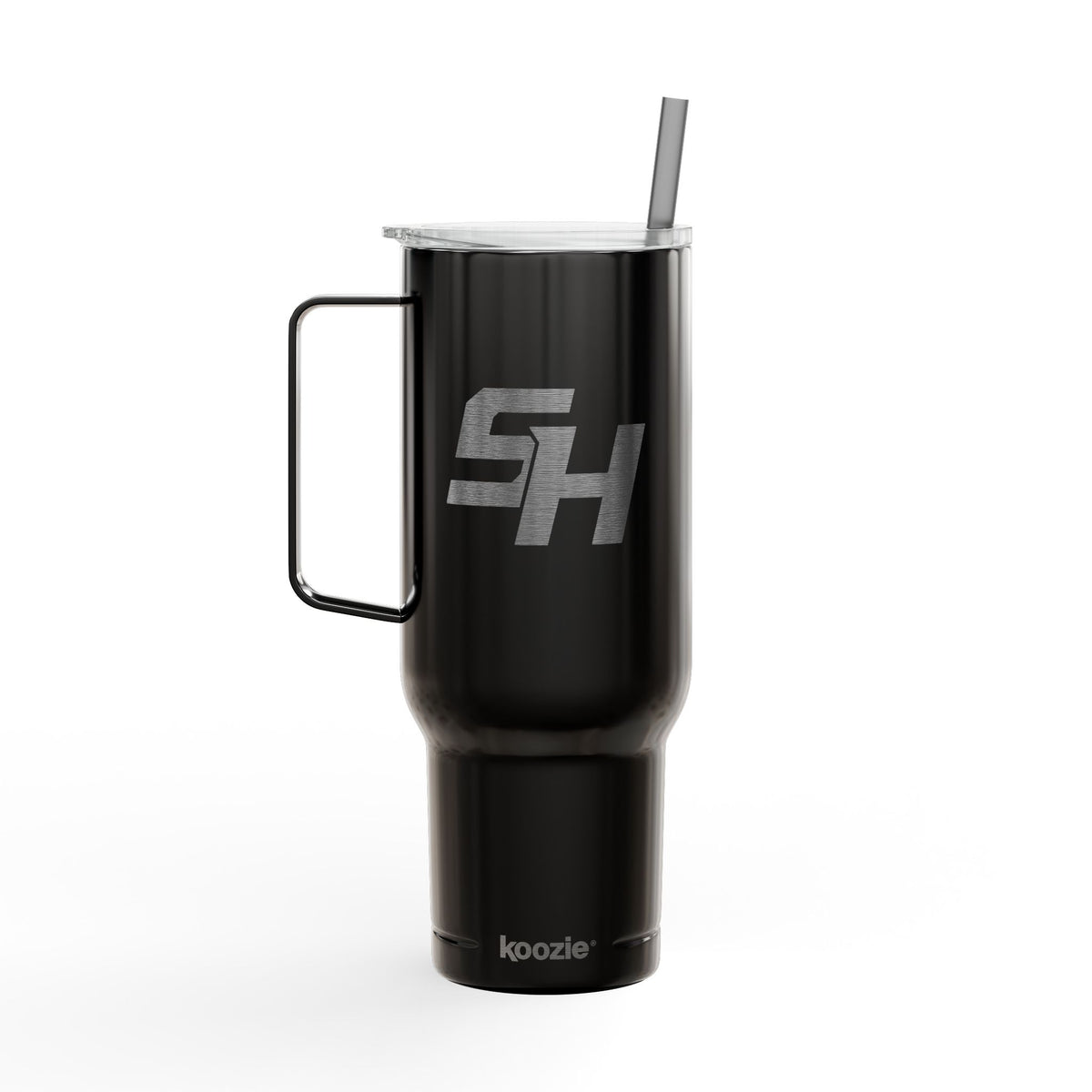 Sturgis Hornets Monogram Logo 40oz Engraved Insulated Tumbler with Lid & Straw