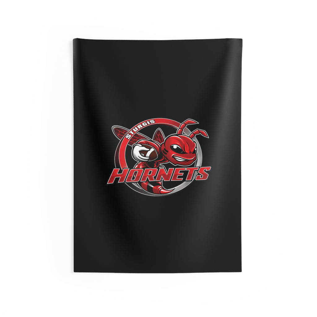Sturgis Hornets Mascot Logo Indoor Wall Tapestry