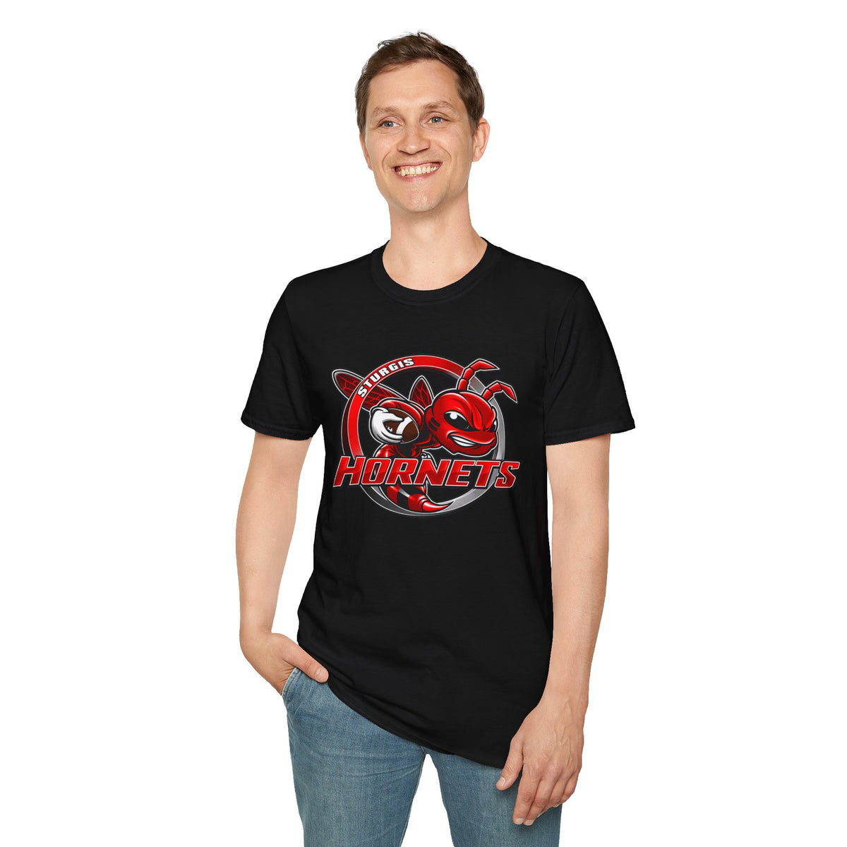 Sturgis Hornets Mascot Logo Tee